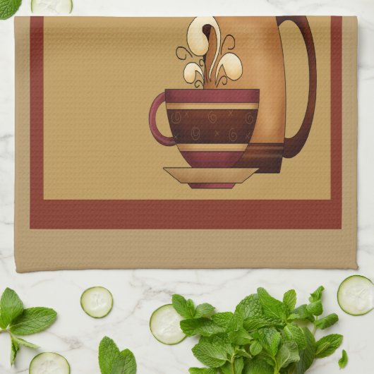 Koffietijd Theedoek (Gevouwen)