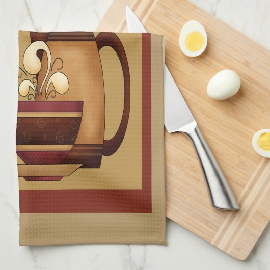 Koffietijd Theedoek (Quarter Fold)