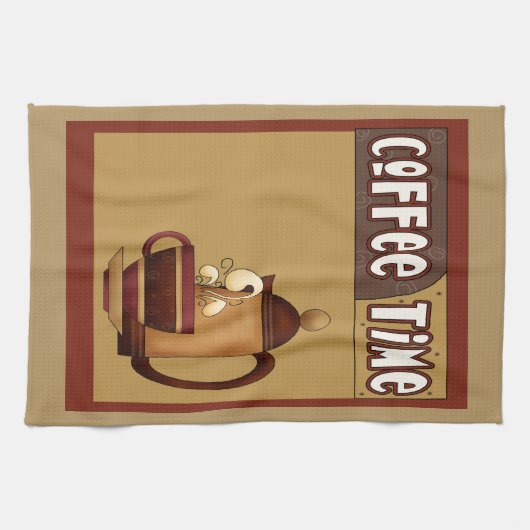 Koffietijd Theedoek (Horizontaal)