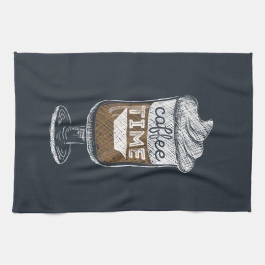 Koffietijd Theedoek (Horizontaal)