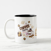 Koffietijd Tweekleurige Koffiemok (Links)