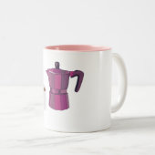 Koffietijd Tweekleurige Koffiemok (Voorkant rechts)