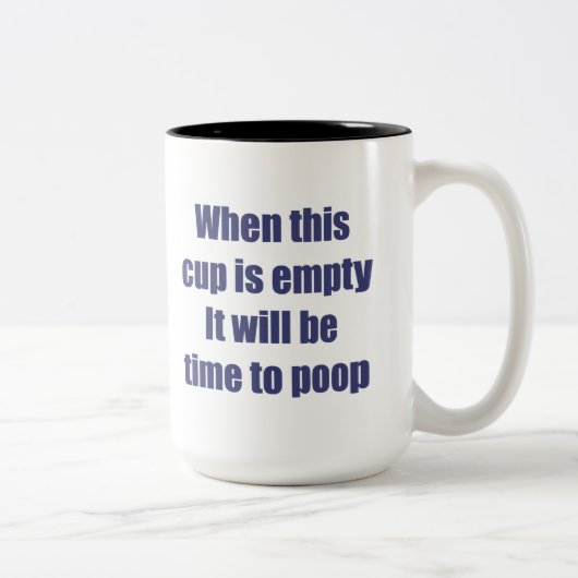 Koffietijd Tweekleurige Koffiemok (Rechts)