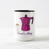 Koffietijd Tweekleurige Koffiemok (Center)