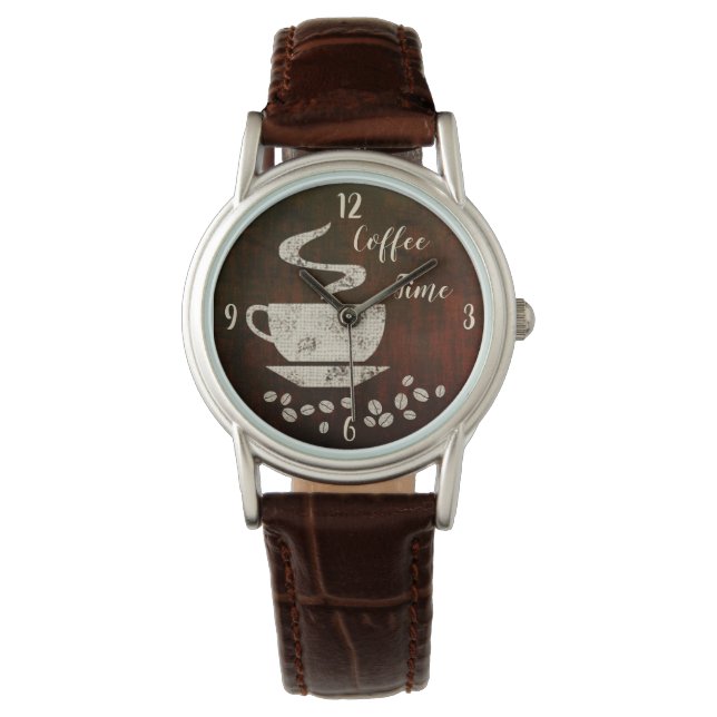 Koffietijd - volgen horloge (Voorkant)