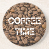 Koffietijd Zandsteen Onderzetter (Voorkant)