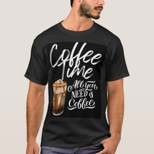Koffietijdbereik T-shirt (Voorkant)