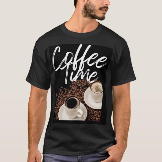 Koffietijdbereik T-shirt (Voorkant)