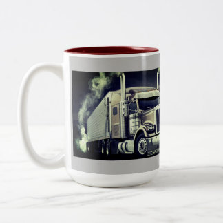 Koffietumbler voor de Truck Driving Pro Tweekleurige Koffiemok