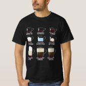 Koffietypes T-shirt (Voorkant)