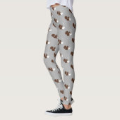 Koffieuitlooppatroon Leggings (Links)