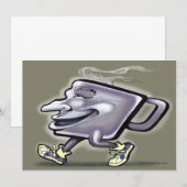 Koffieuitnodiging Kaart (Voorkant / Achterkant)