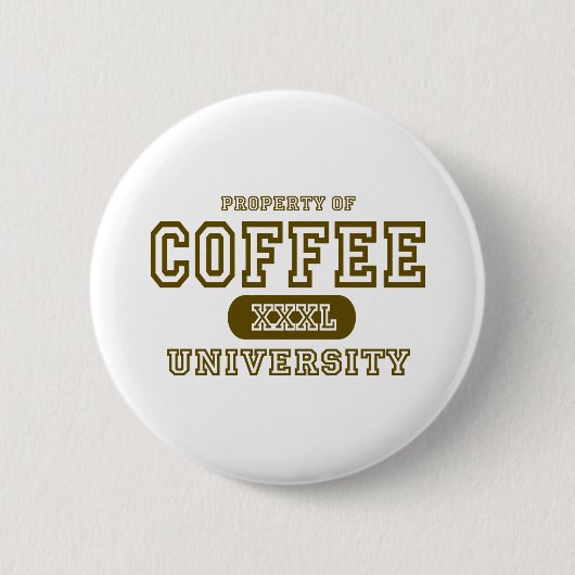 Koffieuniversiteit Ronde Button 5,7 Cm (Voorkant)