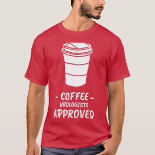 Koffieuroloog goedgekeurd t-shirt
