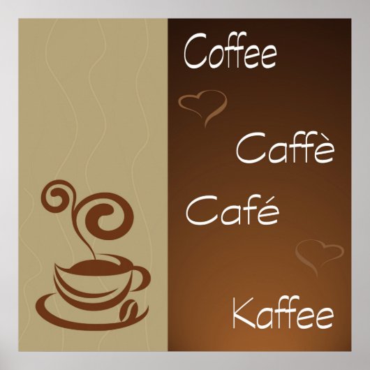 koffieuur poster (Voorkant)