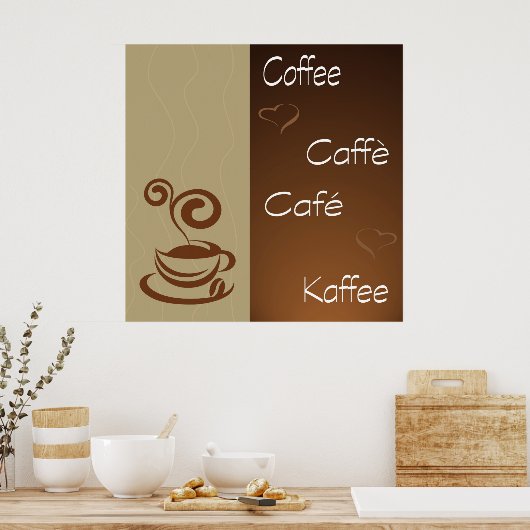 koffieuur poster (Keuken)