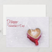 KoffieValentijnsdag Feestdagenkaart (Voorkant / Achterkant)