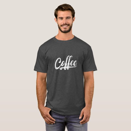 Koffievariëteit T-shirt (Voorkant volledig)