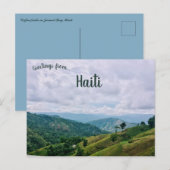 Koffievelden in Jacmel Bay Haïti Briefkaart (Voorkant / Achterkant)