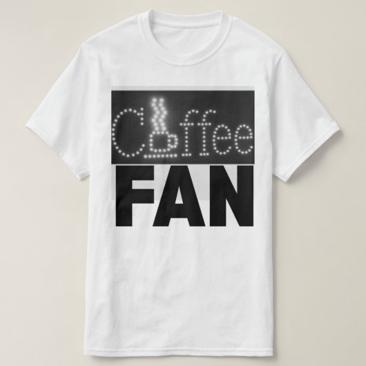 Koffieventilator T-shirt (Design voorkant)