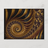 koffieveren fractaal briefkaart (Voorkant)