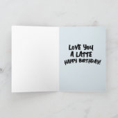 KOFFIEVERJAARDAG HOU VAN JE WENSKAART BEDANKKAART (Binnen)