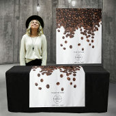 Koffieverkoper Pop Up Winkel Tafel Runner Banner L Wandkleed