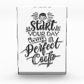 Koffieverlenging start uw dag met perfecte koffie fotoblokken (Voorkant)