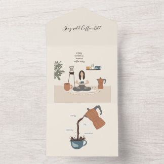 Koffieverlengkaart All In One Uitnodiging