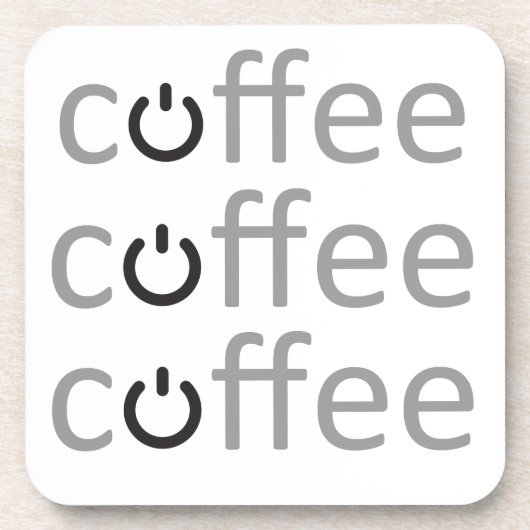 Koffievermogen Drankjes Onderzetter (Voorkant)