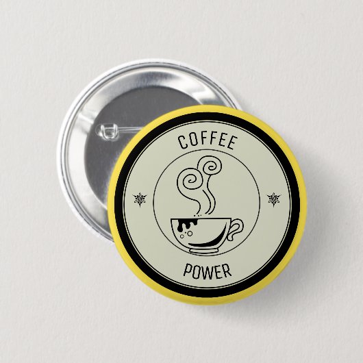 Koffievermogen Ronde Button 5,7 Cm (Voorkant /achterkant)