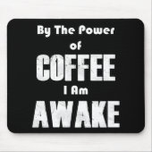 Koffievermogen (wit) muismat (Voorkant)