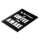 Koffievermogen (wit) notitieboek (Linkerzijde)