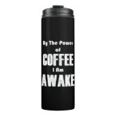 Koffievermogen (wit) thermosbeker (Voorkant)