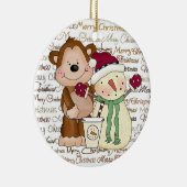 Koffieversiering Koffievrienden feestdag Keramisch Ornament (Rechts)