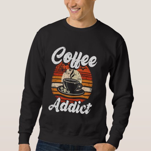 Koffieverslaafde Iced Coffee Cafeïne Addict Funny Trui (Voorkant)