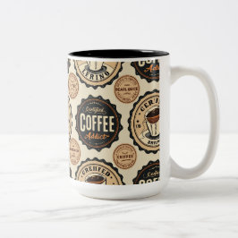 Koffieverslaafde koffie mok