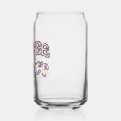 koffieverslaafde | sprankelende retro blikvorm glas (Links)