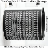 Koffieverslaafde Verborgen Bericht Grappige nieuwi Mok