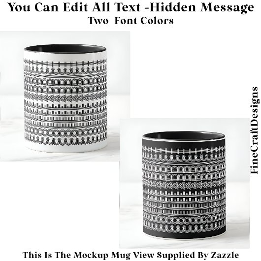 Koffieverslaafde Verborgen Bericht Grappige nieuwi Mok