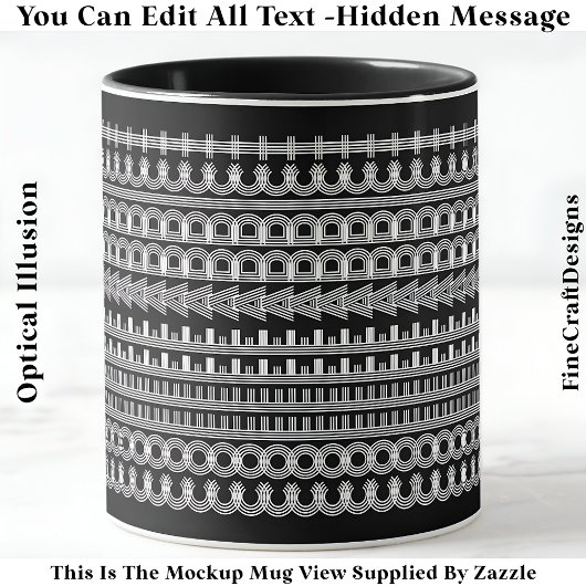 Koffieverslaafde Verborgen Bericht Grappige nieuwi Mok