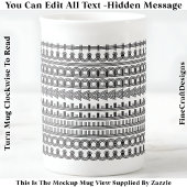 Koffieverslaafde Verborgen Bericht Grappige nieuwi Porselein Kop