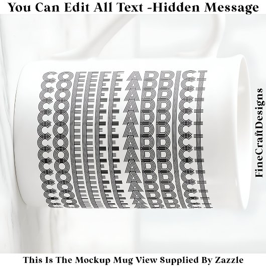 Koffieverslaafde Verborgen Bericht Grappige nieuwi Porselein Kop