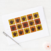 Koffievierkantjes stickers (Envelop)