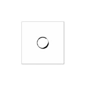 Koffievlek loyaliteitsstempel rubberstempel (Afrduk)