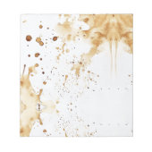 Koffievlekken Notitieblok (Voorkant)