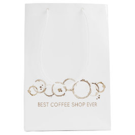 Koffievlekken ZAKENNAAM Koffiezaak Fun Medium Cadeauzakje