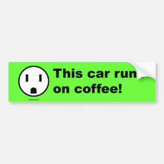 Koffievoeding - Bumpersticker
