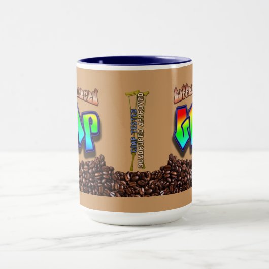 Koffievoeding Gimp. Mok (Midden)