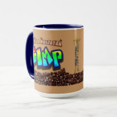 Koffievoeding Gimp. Mok (Voorkant links)